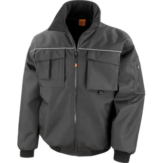 WORK-GUARD by Result - "Sabre" Pilotenjacke für Herren PC6670 (M) (Schwarz) - Schwarz