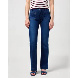 Wrangler Bootcut-Jeans »Flare« im Retro-Design mit ausgestelltem Bein, blau