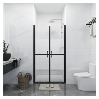 vidaXL Duschtür Nischentür 78 x 190 cm Halb Matt ESG