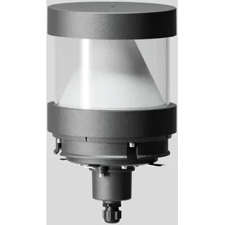 Bega 99856K3 Pollerleuchtenkopf, 19,5W, 1906lm, 3000K, grafit - Grau