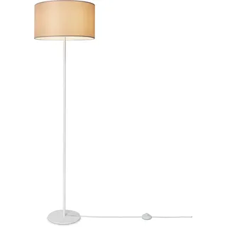 Paco Home Stehlampe Uni Color«, LED Modern Wohnzimmer Schlafzimmer, Einbeinig, Deko Stehleuchte E27 Lampen, weiß