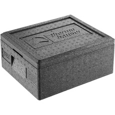 Bild von EPP-Thermobox GN 1/2 inklusive Deckel 7 Liter Volumen - 39 x 33 x 14,5 cm, schwarz
