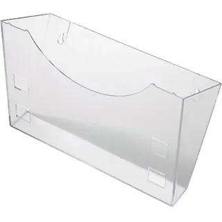 Helit Wandhalter f?r Prospekthalter glasklar