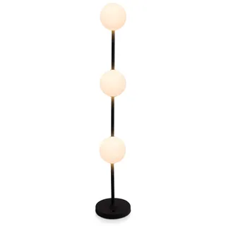 8 seasons DESIGN LED Akku Stehlampe, innen & außen, 78,5cm - Glowing Elegance - dimmbar, Licht warmweiß, wetterfest - kabellos, USB-C & Powerbank-Funktion - Wohnbereiche, Balkon oder Terrasse