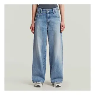 G-Star für Damen. D25286-D499-H563 Jeans Skater Hohe Lose blau (31/34), Lässig, Denim, Nachhaltig, Recycelte Baumwolle