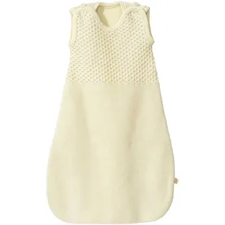 TRÄGER-Schlafsack Baby & Kleinkind - 100% Bio-Merino, TOG 1.7 – atmungsaktiv - Unisex Gr. 60 cm & 75 cm - nachhaltig & fair - für Sommer & Winter - Made in Germany | Natur Gr. 2 (75 cm)
