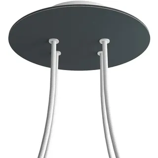 Creative Cables Kror204f111 Rose-one Rund Anthrazit Rose Set - Multicolor - 200 mm