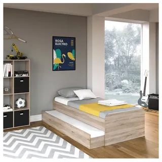 VitaliSpa Jugendbett Enzo 90 x 200 cm Holzwerkstoff weiß