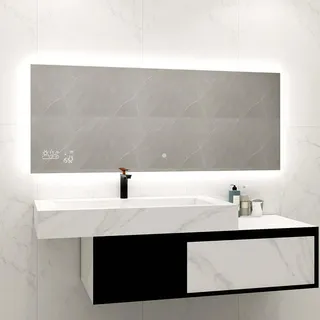 Heidenfeld HF-HS200, Infrarot-Heizlüfter, IP54, Drinnen, Wand, Spiegel, Aluminium - Silber