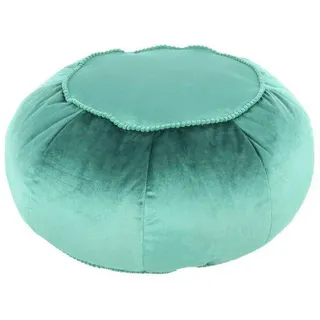 Kayoom Pouf , Grün , Textil , Füllung: Styroporkugeln , 65x35x65 cm , Reißverschluss , Wohnzimmer, Sessel, Hocker & Hockerbänke, Poufs