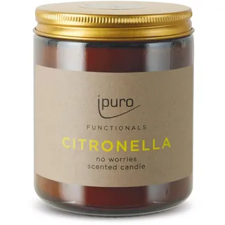 ipuro FUNCTIONALS Citronella Duftkerze 200 g gelb