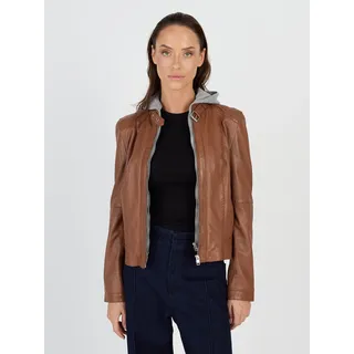 JCC Lederjacke »Lederjacke 31024030«, braun
