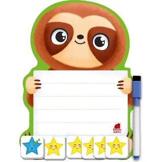 Magnettafel mit Marker Faultier Roter Käfer für Kinder