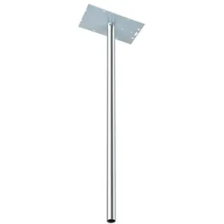 BURG-WÄCHTER Standfuß für Briefkasten, 115 cm lang, Stahl verzinkt