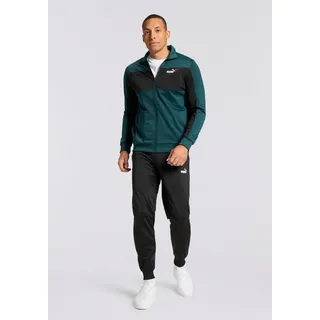 Puma Poly Colorblock Trainingsanzug - Green Terrain - L