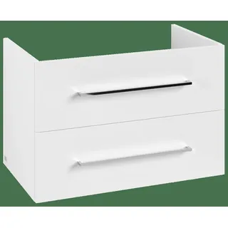 Villeroy & Boch Avento Waschtischunterschrank, 2 Auszüge, 780x514x484mm, Griff chrom Glanz, A89100VE, Farbe: Brilliant White