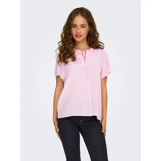 Jdy Kurzarmbluse JDYLIMA LIFE S/S TOP Viskose Pink 36