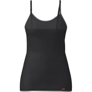 Löffler Women Spaghetti TOP Grid Transtex Light black (990) 40