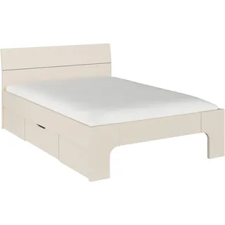 Rauch Bett »Einzelbett Doppelbett Stauraum Landhausstil MARLENE Breite 120/140 cm« Breite 90x200 cm oder 140x200 cm, in 2 Breiten mit geräumigem Schubkasten MADE IN GERMANY