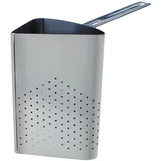 Baldassare Agnelli Nudelsieb Spicchio mit 1 Rohrgriff Edelstahl Silber