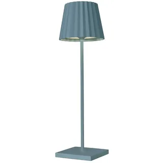 SOMPEX Dekoleuchte Aluminium 38,0 cm Akku blau
