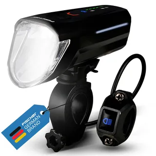 Fischer LED-Akku Frontlicht 100 Lux Fernlicht Scheinwerfer