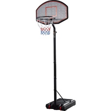 Yaheetech Basketballständer Höhenverstellbar Basketballkorb mit Rollen Basketballanlage Korbanlage mit Wasser oder Sand befüllbar