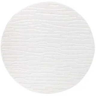 Carpet City Outdoorteppich Creme, Textil, Gestreift« rund 160x160 cm, Oeko-Tex® Standard 100, pflegeleicht, UV-beständig, Teppiche & Böden, Teppiche, Outdoorteppiche