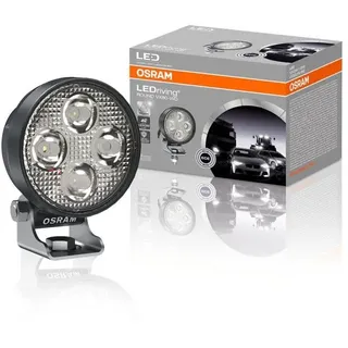Osram LEDriving ROUND VX80-WD, LED Zusatzscheinwerfer für Nahfeldbeleuchtung, Wide, 1150 Lumen, Lichtstrahl bis zu 240 m, LED Arbeitsscheinwerfer, ECE Zulassung