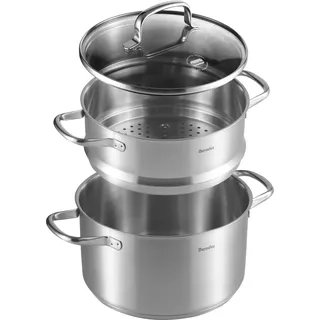 Kochtopf mit Dünst- bzw. Dämpfeinsatz 24 cm