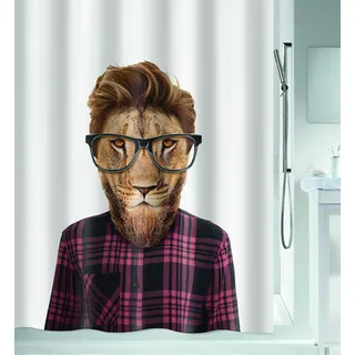 Spirella Duschvorhang Smartlion 180 x 200 cm mehrfarbig
