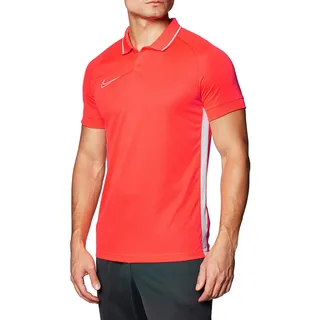 Nike Herren Poloshirt Academy19 Polo SS, Bright Crimson/Bright Crimson/White, M, BQ1496-671