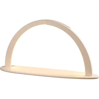 Leuchterbogen bogen XXL natur, LED-beleuchtet, ohne Bestückung 70x37x15cm NEU