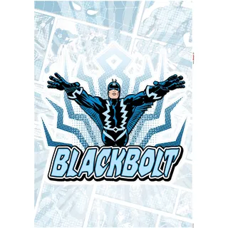 KOMAR Deko-Sticker Blackbolt Classic 50 x 70 cm