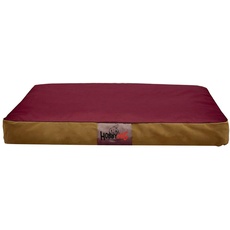 HobbyDog Hundesofa Tierbett, L 90 x 70 x 12 cm, Weinrot