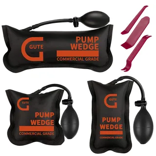 Gute Montagekissen Luftkissen Air Wedge Pump,Hebekissen Aufblasbar,Pneumatikspanner Spreizkissen,Air Wedge Pump,Luftkissenheber für Fenster,Tür,Auto,Großgeräte (3 Stück) a