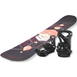 F2 Snowboard »FTWO Gipsy woman peach«, (Set, 2er-Pack), Inkl. Bindung mit Befestigungsmaterialien