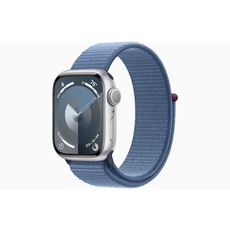 Apple Watch Series 9 GPS 41mm - Silver Aluminium Case with Winter Blue Sport Loop