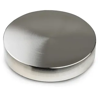 Pro-Ject Record Puck PRO, Modernes Schallplattengewicht mit Nickel-Finish, Klangverbesserung für alle Plattenspieler