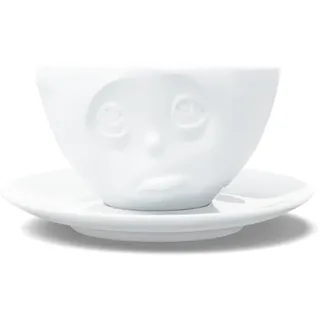FIFTYEIGHT PRODUCTS / Tassen / Kaffeetasse „Och Bitte“ (Porzellan, 200 ml, weiß, Made in Germany)