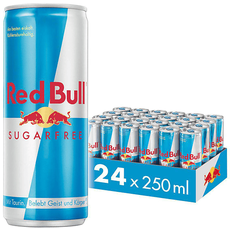 Red Bull 202295 Red Bull Sugarfree, Energy Drink, 24 x 0.25 L