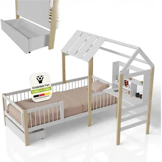 Juskys Yari 90 x 200 cm weiß/natur