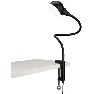 Schraubklemmleuchte Stiletto schwarz, Designer Stiletto