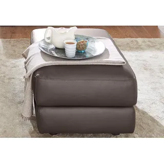 Calia Italia Hocker Gaia Leder 67 x 44 x 90 cm Braun
