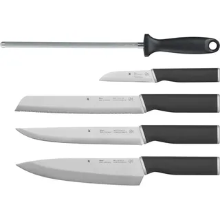 Wmf Messerblock Bestückt, 6-Teilig - Braun, Grau, Schwarz, Hellbraun