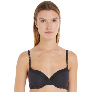 Tommy Hilfiger DEMI-BRA Demi-Plunge-BHs Damen, Schwarz (Black), 34B