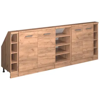Vicco Rion 210 x 81,6 x 46 cm Goldkraft Eiche / Braun