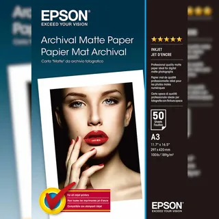 Epson Archival Matte Paper A3 50 Blatt