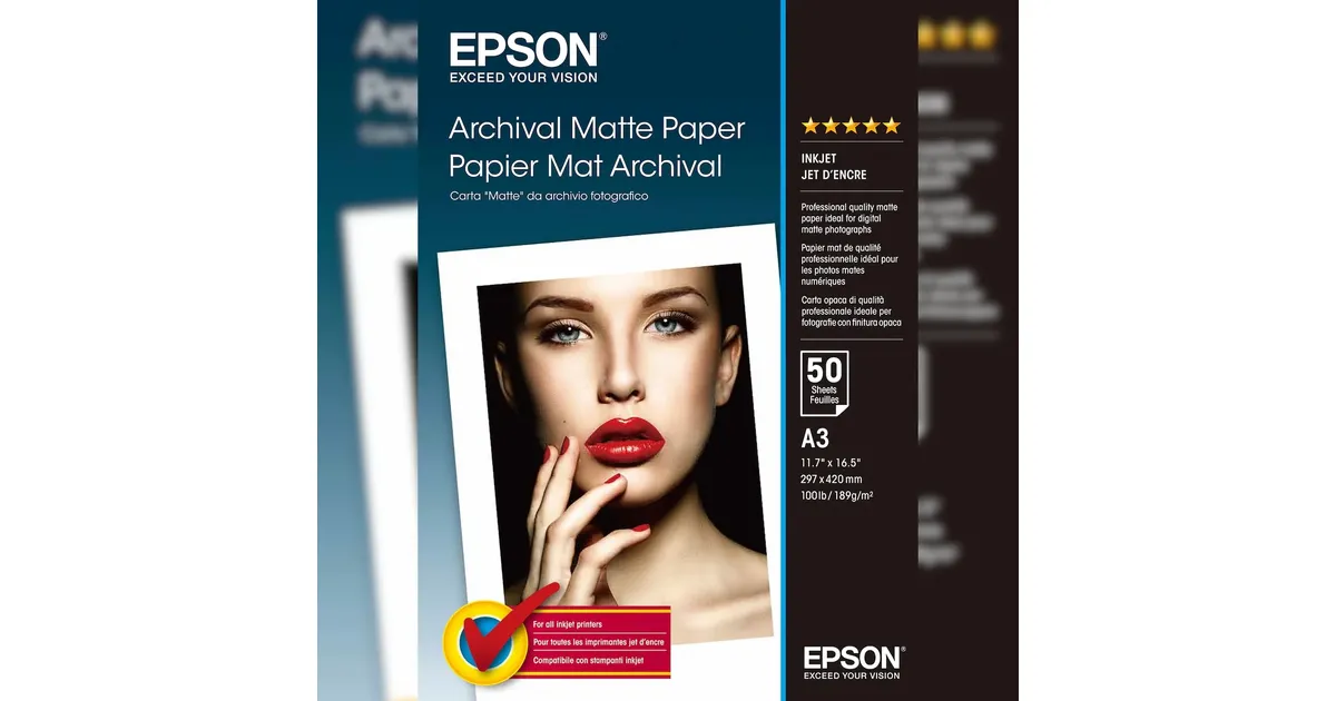 Epson Archival Matte Paper A3 50 Blatt | juuhu.at