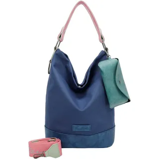 Fritzi aus Preußen Izzy07 Olga Schultertasche Baumwolle Navy